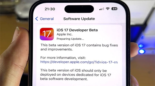 Hướng dẫn tải iOS 17 Developer Beta miễn phí