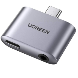 [ Ugreen 70311 ] PD 30W vỏ nhôm Usb type c sang 3.5mm 110dB có chipset samsung ipad pro CM231 20070311