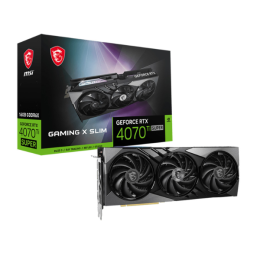 [New 100%] Card Màn Hình Msi GeForce RTX 4070Ti Super 16GB GAMING X Slim