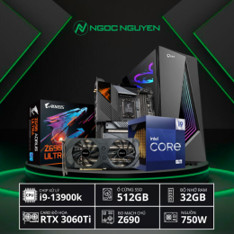 [New 100%] NNPC Đồ Họa Z690 Core i9 13th/ RTX 3060Ti/ Window 10,11