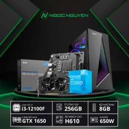 NNPC Gaming H610 Core i3 12th/ VGA 4GB / Window 10,11