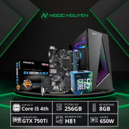 NNPC Gaming H81 Core i5, i7 4th/ VGA 2GB / Window 10