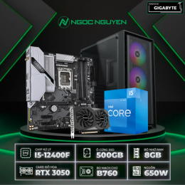 PC B760 Intel Core i5-12400F / VGA RTX 3050 (Powered by Gigabyte)