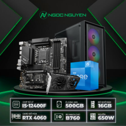 PC B760 Intel Core i5-12400F / VGA RTX 4060 