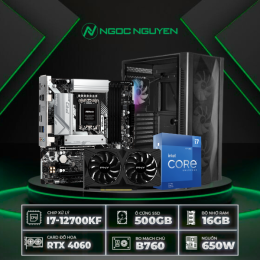 PC B760 Intel Core i7-12700KF / VGA RTX 4060