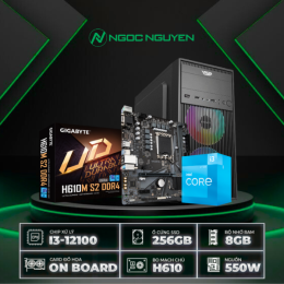 PC H610 Intel Core i3-12100 / VGA OnBoard 