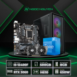PC H610 Intel Core i5-12400F / VGA RTX 3060 