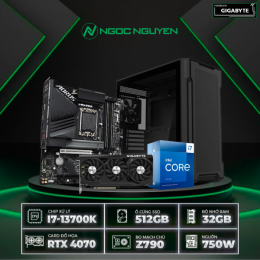 PC Z790 Intel Core i7-13700K / VGA RTX 4070 (Powered by Gigabyte)