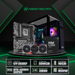 PC Z890 Intel Core U7-265KF / VGA RTX 4070 Ti Super