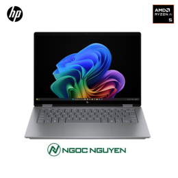 [New 100%] HP Omnibook X Flip 14 2in1 fk0013dx Ryzen AI 5 340 APU / 14 inch 2K ( Model 2025 ) 