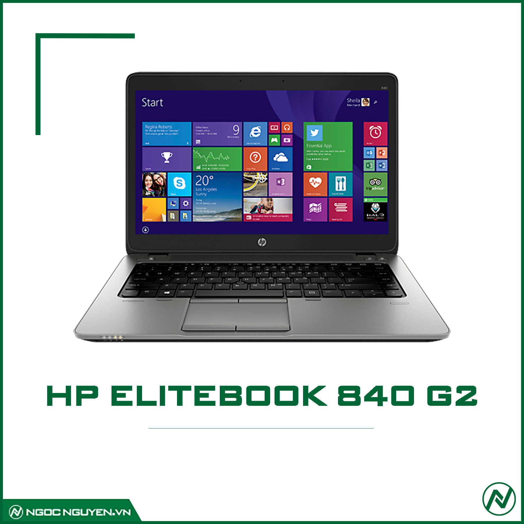 HP Elitebook 840 G2 I5 5200U/ RAM 4GB/ SSD 128GB/ HD Graphics 5500/ 14 INCH  HD