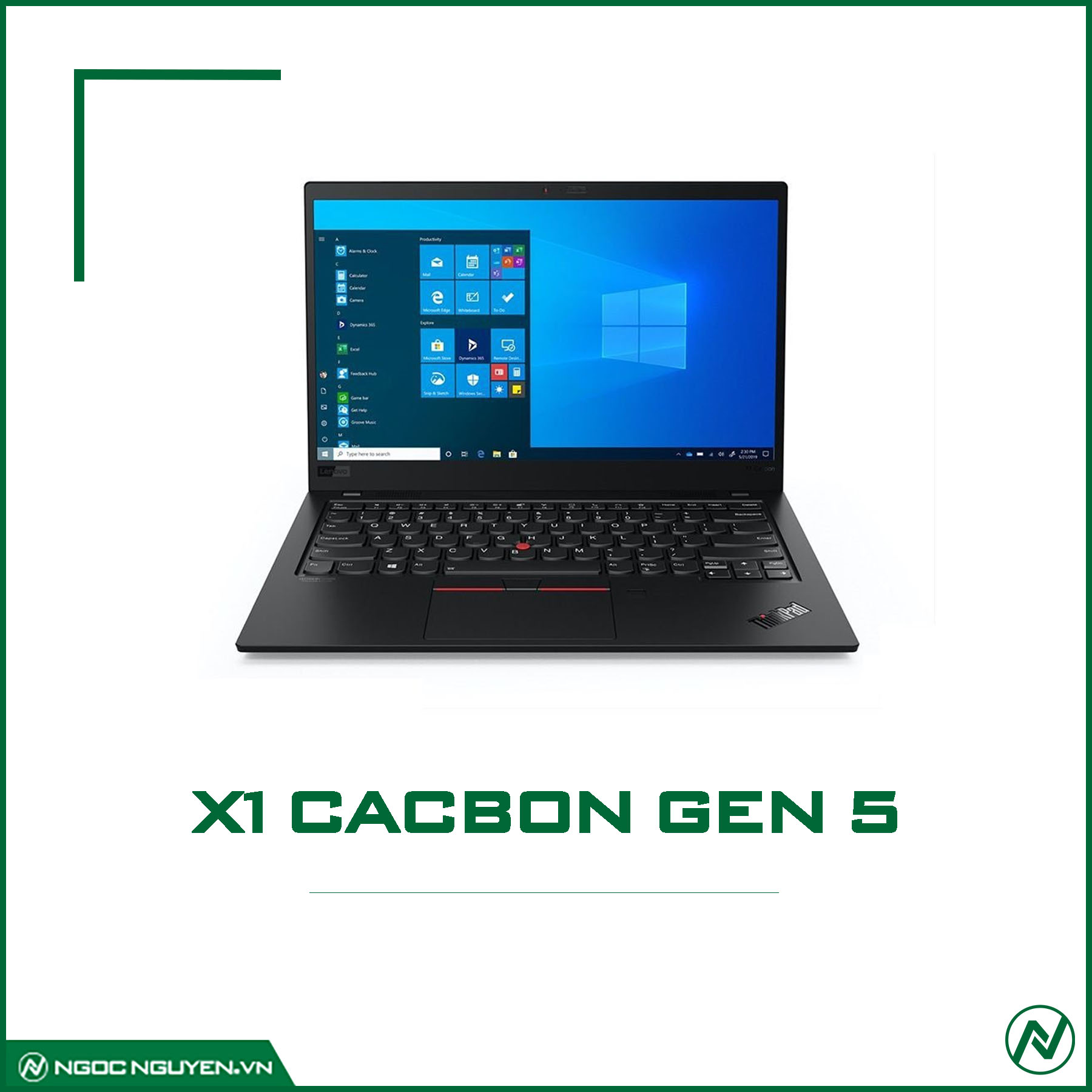Lenovo ThinkPad X1 Carbon Gen5 I5-7200U/ RAM 8GB/ SSD 256GB/ HD GRAPHICS  620/ 14 INCH FHD