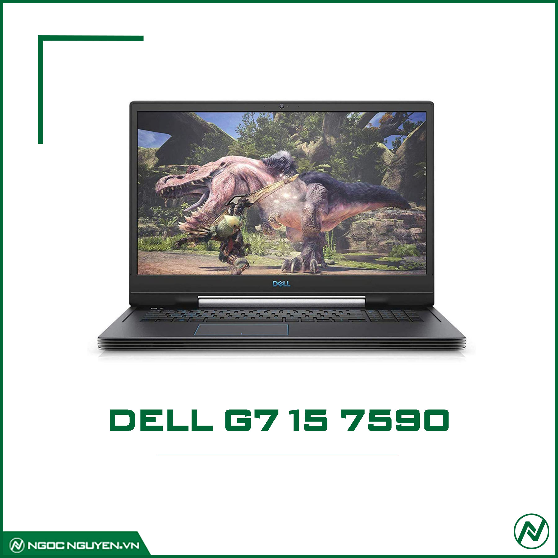 Dell G7 (7590) i7 9750H/ RAM 8GB/ SSD 128GB+HDD 1TB/ GTX 1660ti/ 15.6 INCH FHD