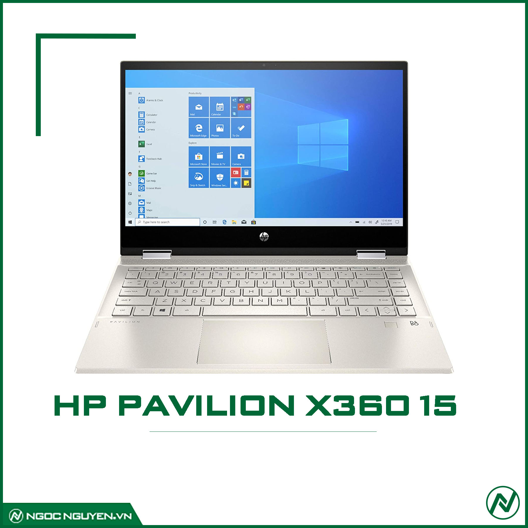 [New 100] HP Pavilion x360 15er0056cl i51135G7/ RAM 8GB/ SSD 512GB